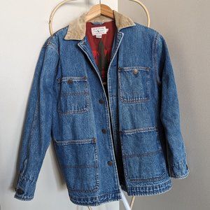 Vintage Ralph Lauren Twill Lined Denim Chore Jacket